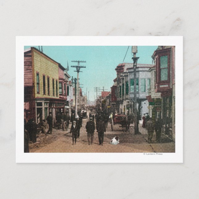 Carte Postale Vue de Front StreetNome, AK (Devant)