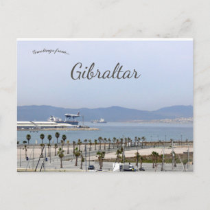 Carte Postale Vue de Gibraltar