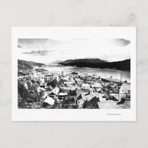 Carte Postale Vue de Ketchikan, Alaska regardant sud-est