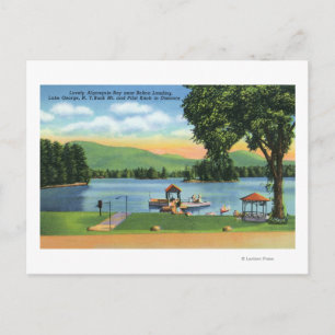 Carte Postale Vue de la baie Algonquin de Buck Mt et du Knob Pil