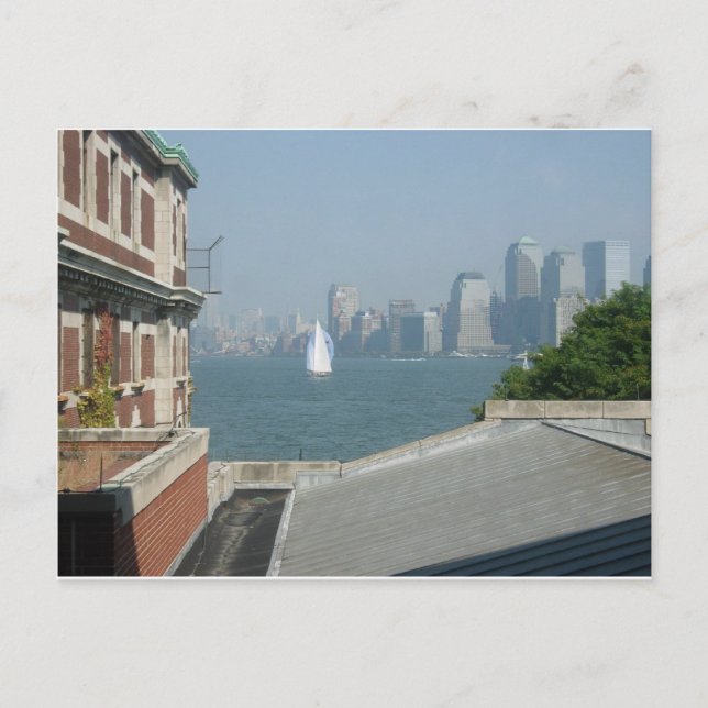 Carte Postale Vue de la baie de New York (Devant)