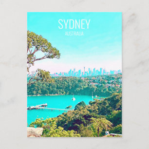 Carte Postale Vue de la baie de Sydney depuis Mosman