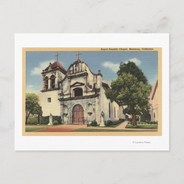 Carte Postale Vue de la chapelle royale Presidio (Devant)