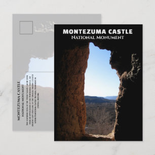 Carte Postale Vue de la fenêtre, Château Monument National Monum