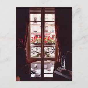 Carte Postale Vue de la fenêtre de Paris