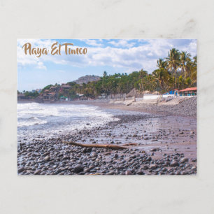Carte Postale Vue de la plage El Tunco, El Salvador