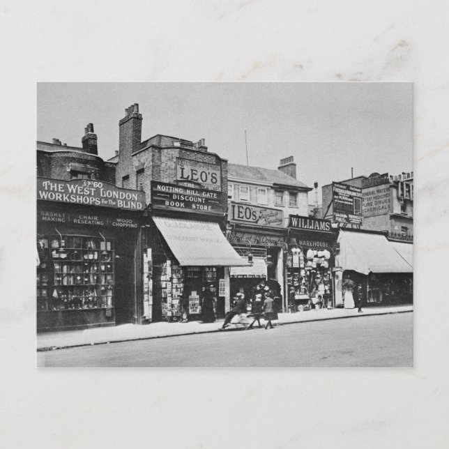 Carte Postale Vue de la porte de Notting Hill, c.1913 (Devant)