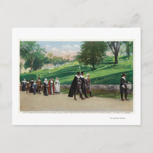 Carte Postale Vue de la procession des pèlerins