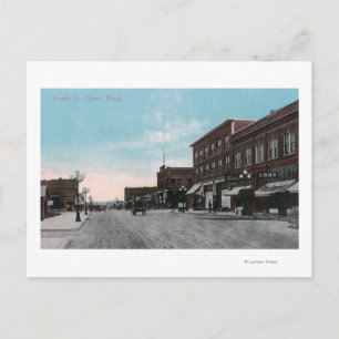 Carte Postale Vue de la quatrième rue