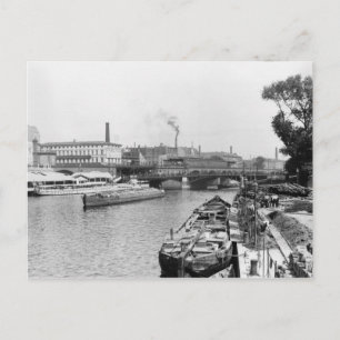 Carte Postale Vue de la rivière Spree, Berlin, vers 1910