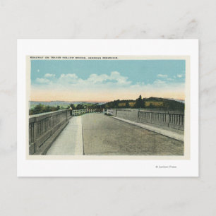 Carte Postale Vue de la route du pont Hollow Traveller