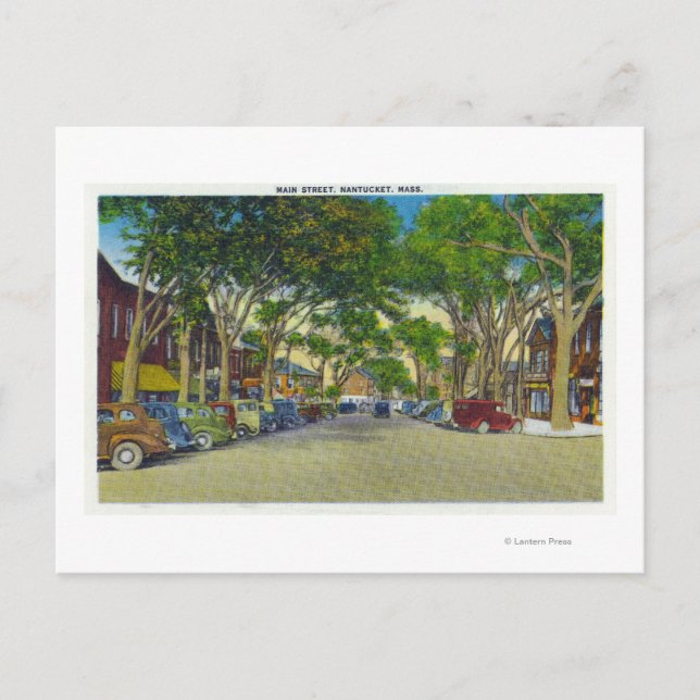 Carte Postale Vue de la rue principale 5 (Devant)