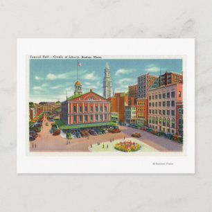 Carte Postale Vue de la salle Faneuil, le berceau de la liberté
