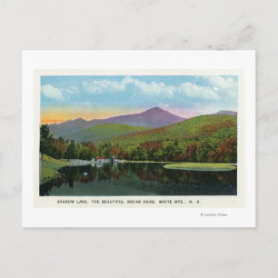 Carte Postale Vue de la tête indienne et du lac Shadow