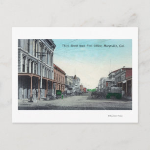 Carte Postale Vue de la troisième rue du bureau de poste