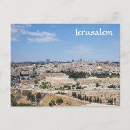 Carte Postale Vue de la vieille ville de Jérusalem, Israël