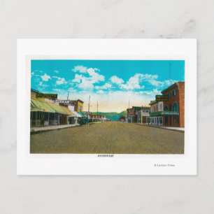 Carte Postale Vue de la ville d'Anchorage, AlaskaAnchorage, AK