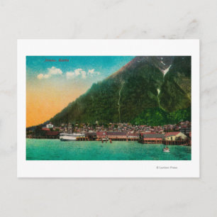 Carte Postale Vue de la ville de Juneau, AlaskaJuneau, AK 2
