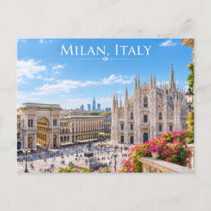 Carte Postale Vue de la ville de la cathédrale du Duomo