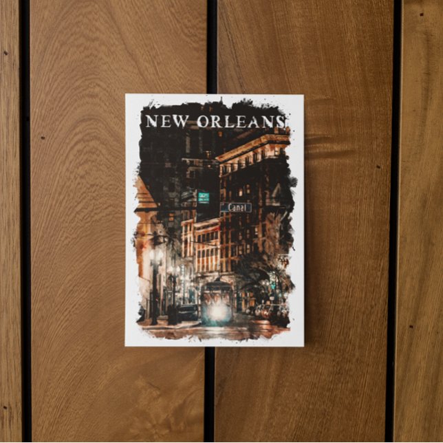 Carte Postale Vue de la ville de la Nouvelle-Orléans Louisiane (new orleans postcard)