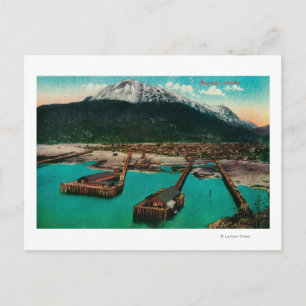 Carte Postale Vue de la ville de Skagway, AlaskaSkagway, AK