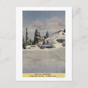 Carte Postale Vue de la ville en hiver