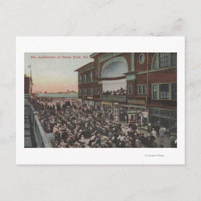 Carte Postale Vue de l'auditorium (Devant)