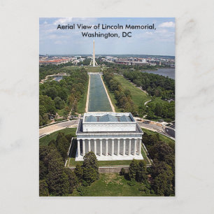 Carte Postale Vue de Lincoln Memorial Washington DC Sympathy