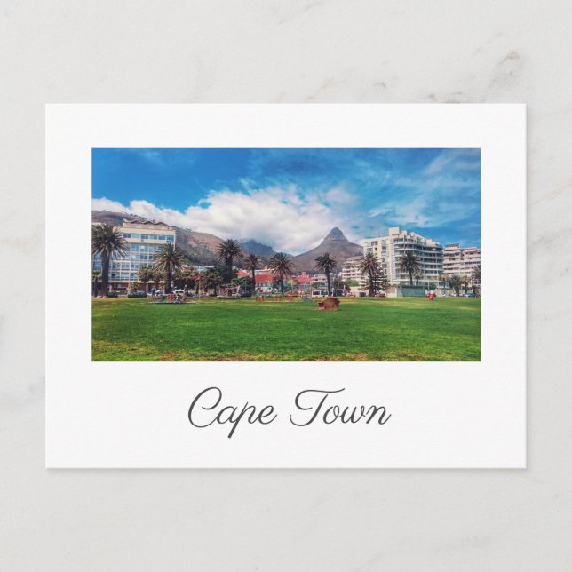 Carte Postale Vue de Lion's Head sur Sea Point à Cap Town (Devant)