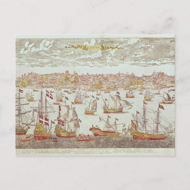 Carte Postale Vue de Lisbonne (Devant)