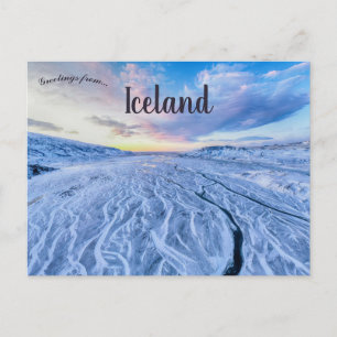 Carte Postale Vue de l'Islande