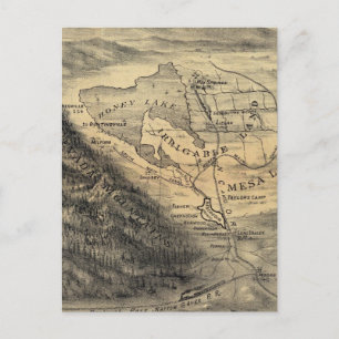 Carte Postale Vue de l'oiseau, Honey Lake Valley