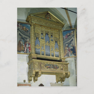 Carte Postale Vue de l'orgue de l'église, c.1590