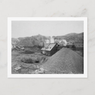 Carte Postale Vue de l'usine minière "Entreprise à domicile"