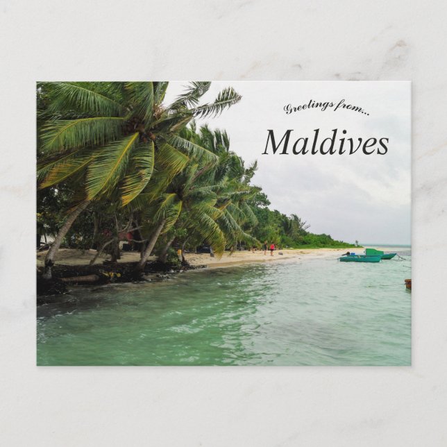 Carte Postale Vue de Malé Maldives (Devant)
