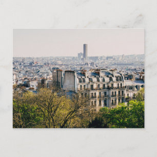 Carte Postale Vue de Paris depuis Montmartre Hill