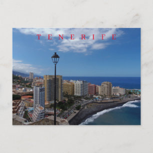 Carte postale vue de Puerto de La Cruz à Tenerife