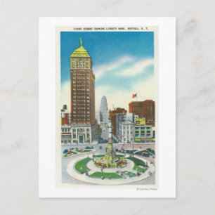 Carte Postale Vue de rue de la Liberty Bank Bldg