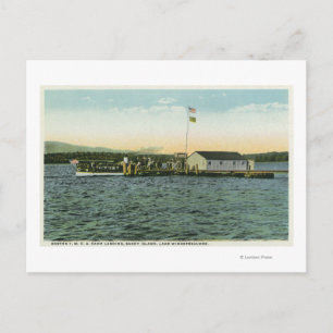 Carte Postale Vue de Sandy Island, débarcadère du camp de la YMC