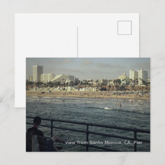 Carte Postale Vue de Santa Monica, Californie. Jetée