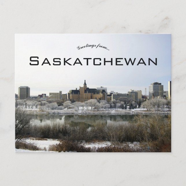 Carte Postale Vue de Saskatoon Saskatchewan (Devant)