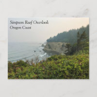 Vue de Simpson Reef Overlook, Côte de l'Oregon
