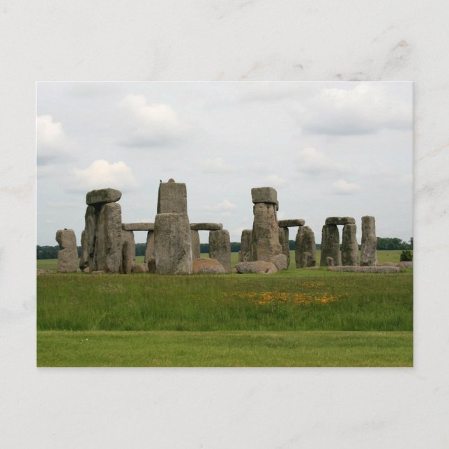 Carte Postale Vue de Stonehenge (Devant)