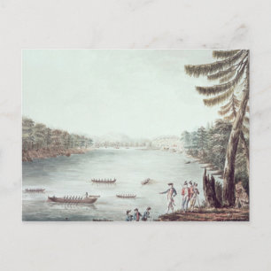 Carte Postale Vue de Ticondéroga d'un point de vue