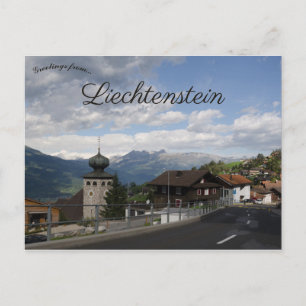 Carte Postale Vue de Triesenberg Liechtenstein