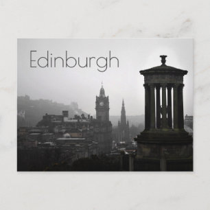 Carte Postale Vue depuis Calton Hill, Édimbourg, Écosse