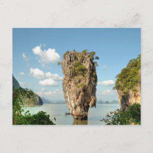 Carte Postale Vue depuis la colline de l'île de Ko Tapu en Thaïl