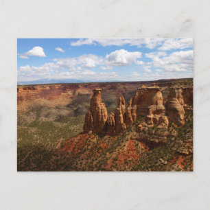 Carte Postale Vue depuis le sentier Canyon Rim à Colorado Monume
