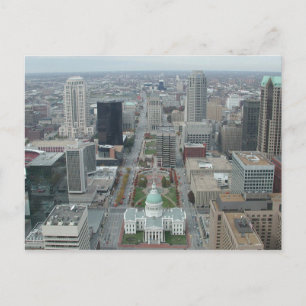 Carte Postale Vue depuis le sommet de Gateway Arch, St. Louis