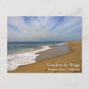 Carte Postale Vue depuis le Wedge, Newport Beach, Californie